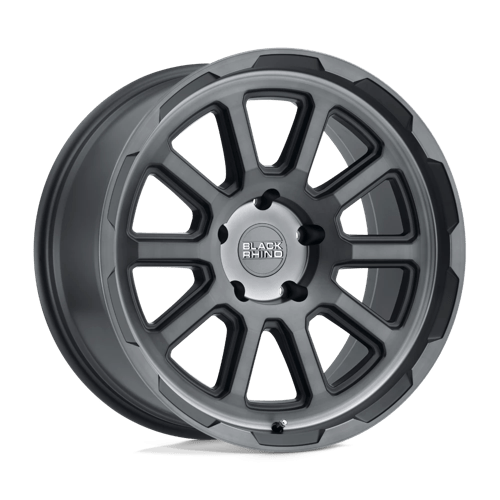 Black Rhino CHASE Brushed Gunmetal 18x8 +10 5x112mm 66.6mm - Wheelwiz