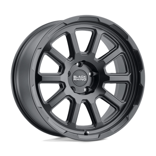 Black Rhino CHASE Matte Black 17x8 +10 5x112mm 66.6mm - WheelWiz