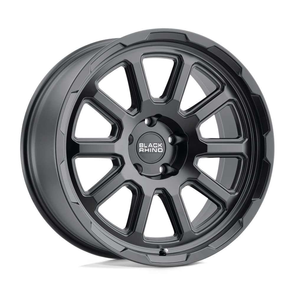 Black Rhino CHASE Matte Black 18x9 +12 6x114.3mm 76.1mm - WheelWiz