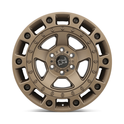 Black Rhino CINCO Bronze W/ Black Bolts 17x9.5 +12 6x139.7mm 112.1mm - Wheelwiz