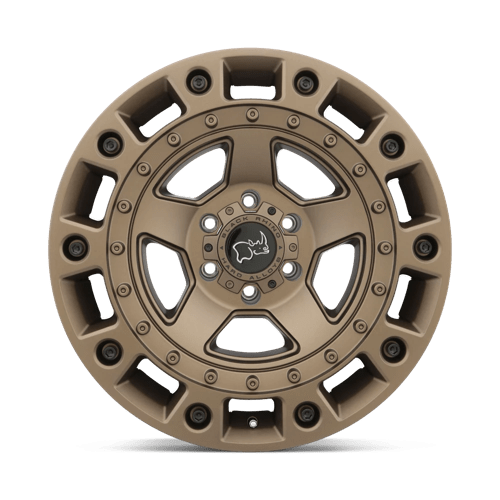 Black Rhino CINCO Bronze W/ Black Bolts 18x9.5 -18 5x127mm 71.5mm - WheelWiz