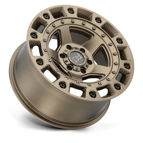 Black Rhino CINCO Bronze W/ Black Bolts 17x9.5 +12 6x139.7mm 112.1mm - Wheelwiz