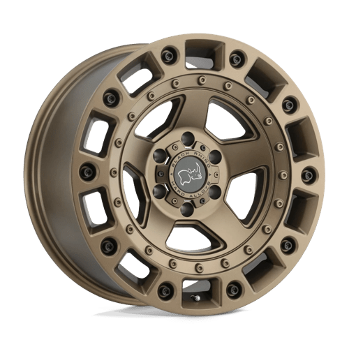 Black Rhino CINCO Bronze W/ Black Bolts 17x9.5 +12 6x139.7mm 112.1mm - Wheelwiz