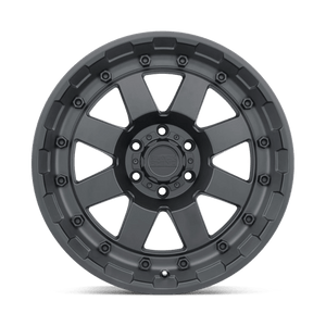 Black Rhino CLEGHORN Matte Black 17x8.5 -18 5x127mm 71.5mm - Wheelwiz