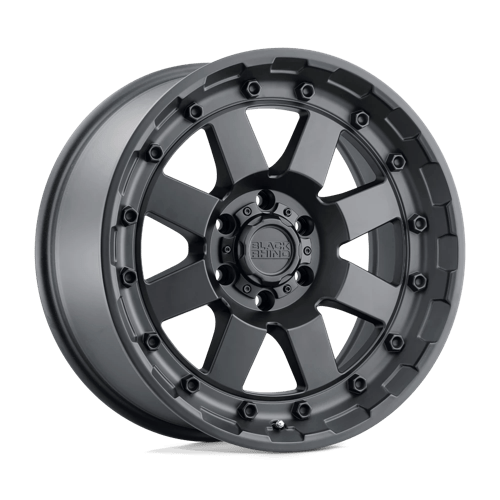 Black Rhino CLEGHORN Matte Black 18x9 -18 8x165.1mm 122.4mm - WheelWiz