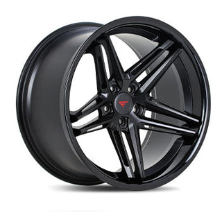 Ferrada Wheels CM1 Matte Black / Gloss Black Lip 19x9.5 +35 5x120mm 72.56mm