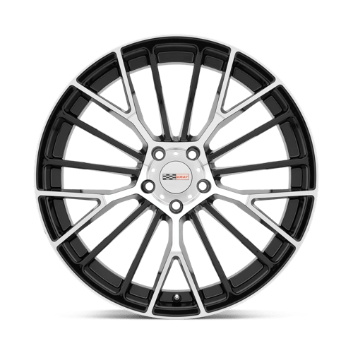 Cray ASTORIA Gloss Black W/ Mirror Cut Face 20x12 +52 5x120mm 67.1mm - Wheelwiz