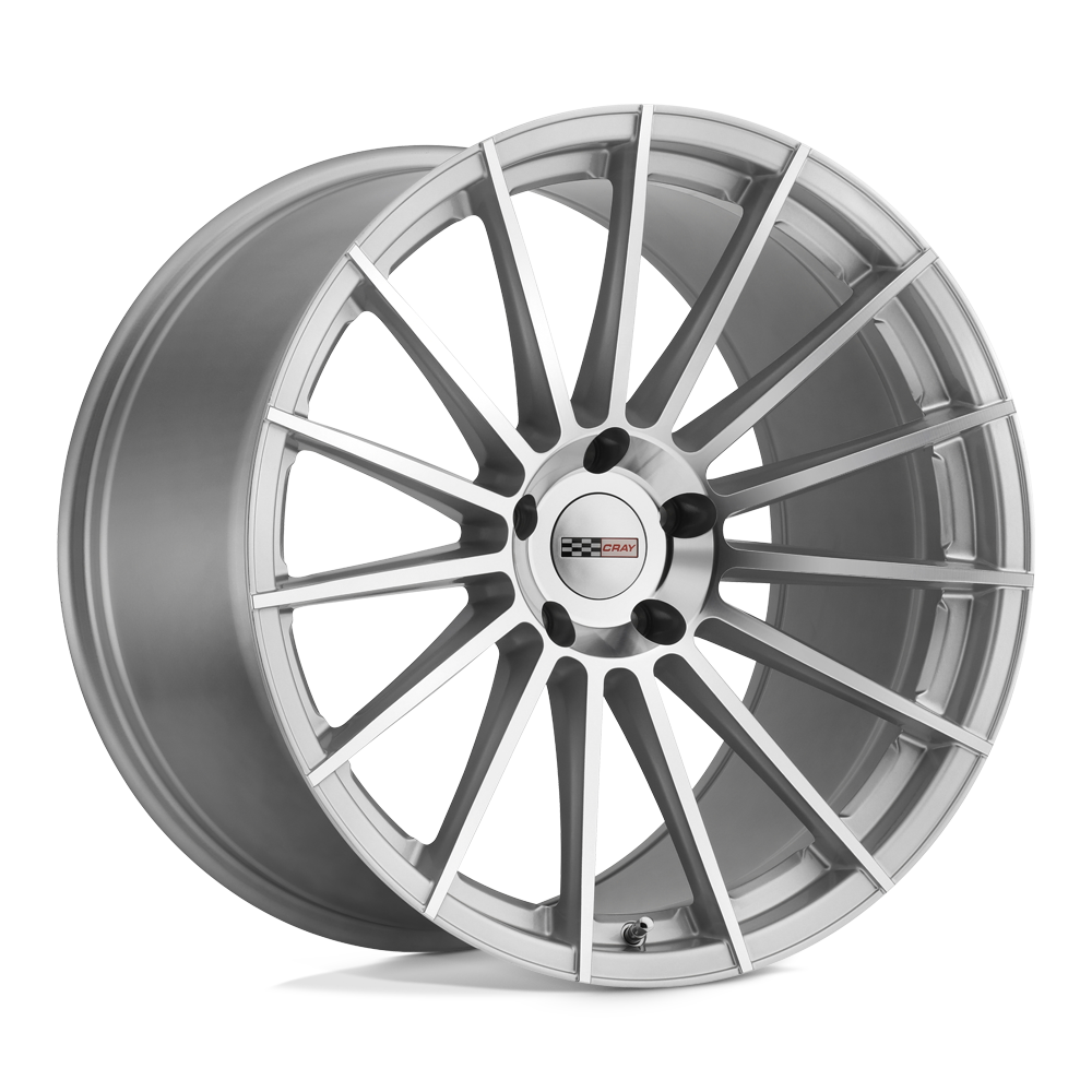 Cray MAKO Silver W/ Mirror Cut Face 19x10 +37 5x120.65mm 70.3mm - WheelWiz