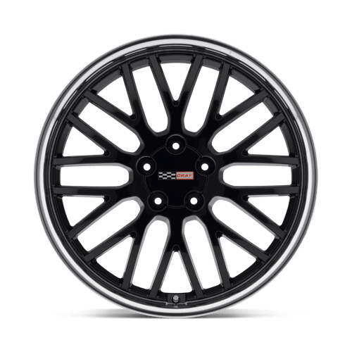 Cray MANTA Gloss Black W/ Mirror Cut Lip 19x9 +50 5x120.65mm 70.3mm - WheelWiz