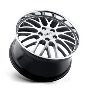 Cray MANTA Hyper Silver W/ Mirror Cut Lip 17x9 +50 5x120.65mm 70.3mm - WheelWiz