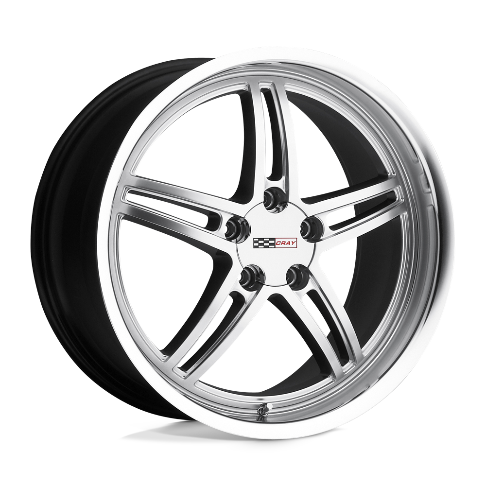 Cray SCORPION Hyper Silver W/ Mirror Cut Lip 19x9 +50 5x120.65mm 70.3mm - WheelWiz
