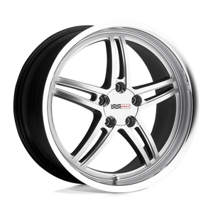 Cray SCORPION Hyper Silver W/ Mirror Cut Lip 19x9 +50 5x120.65mm 70.3mm - WheelWiz