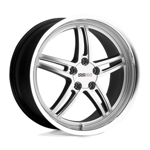 Cray SCORPION Hyper Silver W/ Mirror Cut Lip 20x10.5 +65 5x120.65mm 70.3mm - Wheelwiz