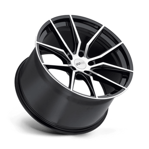 Cray SPIDER Gloss Black W/ Mirror Cut Face 18x9 +50 5x120.65mm 70.3mm - WheelWiz