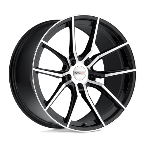 Cray SPIDER Gloss Black W/ Mirror Cut Face 20x10.5 +65 5x120.65mm 70.3mm - Wheelwiz