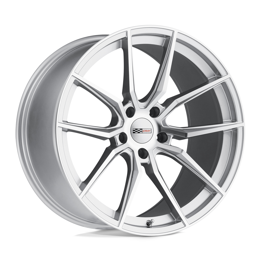 Cray SPIDER Silver W/ Mirror Cut Face 19x9.5 +56 5x120.65mm 70.3mm - WheelWiz
