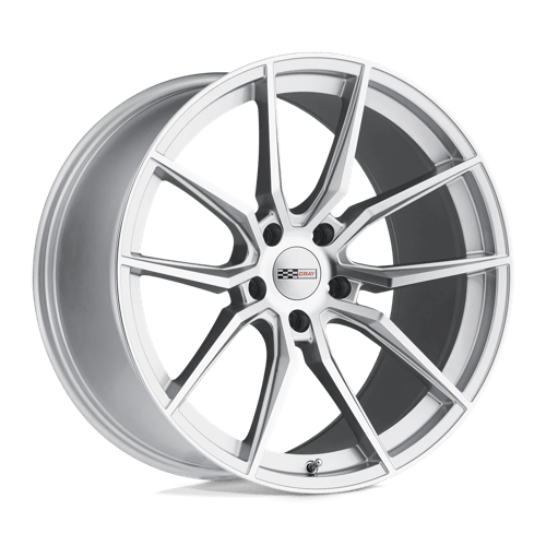 Cray SPIDER Silver W/ Mirror Cut Face 19x10 +37 5x120.65mm 70.3mm - Wheelwiz
