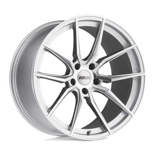 Cray SPIDER Silver W/ Mirror Cut Face 18x9.5 +56 5x120.65mm 70.3mm - WheelWiz