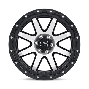 Black Rhino COYOTE Gloss Black W/ Mach Face 18x9 +12 6x139.7mm 112.1mm - Wheelwiz