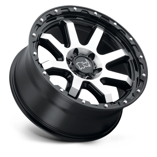 Black Rhino COYOTE Gloss Black W/ Mach Face 18x9 +12 6x139.7mm 112.1mm - Wheelwiz