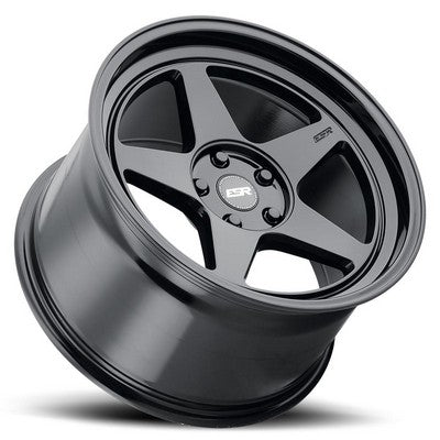 ESR Wheels CR5 GLOSS BLACK 18x9.5 +22 5x100mm 72.6mm - Wheelwiz