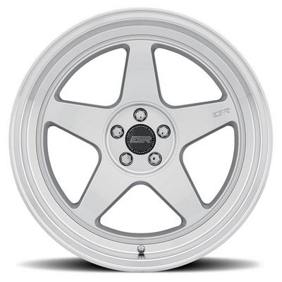 ESR Wheels CR5 Hyper Silver Machined Lip 18x9.5 +22 Custom 72.6mm - Wheelwiz