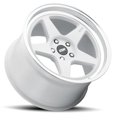 ESR Wheels CR5 Gloss White Machine Lip 18x10.5 +22 Custom 72.6mm