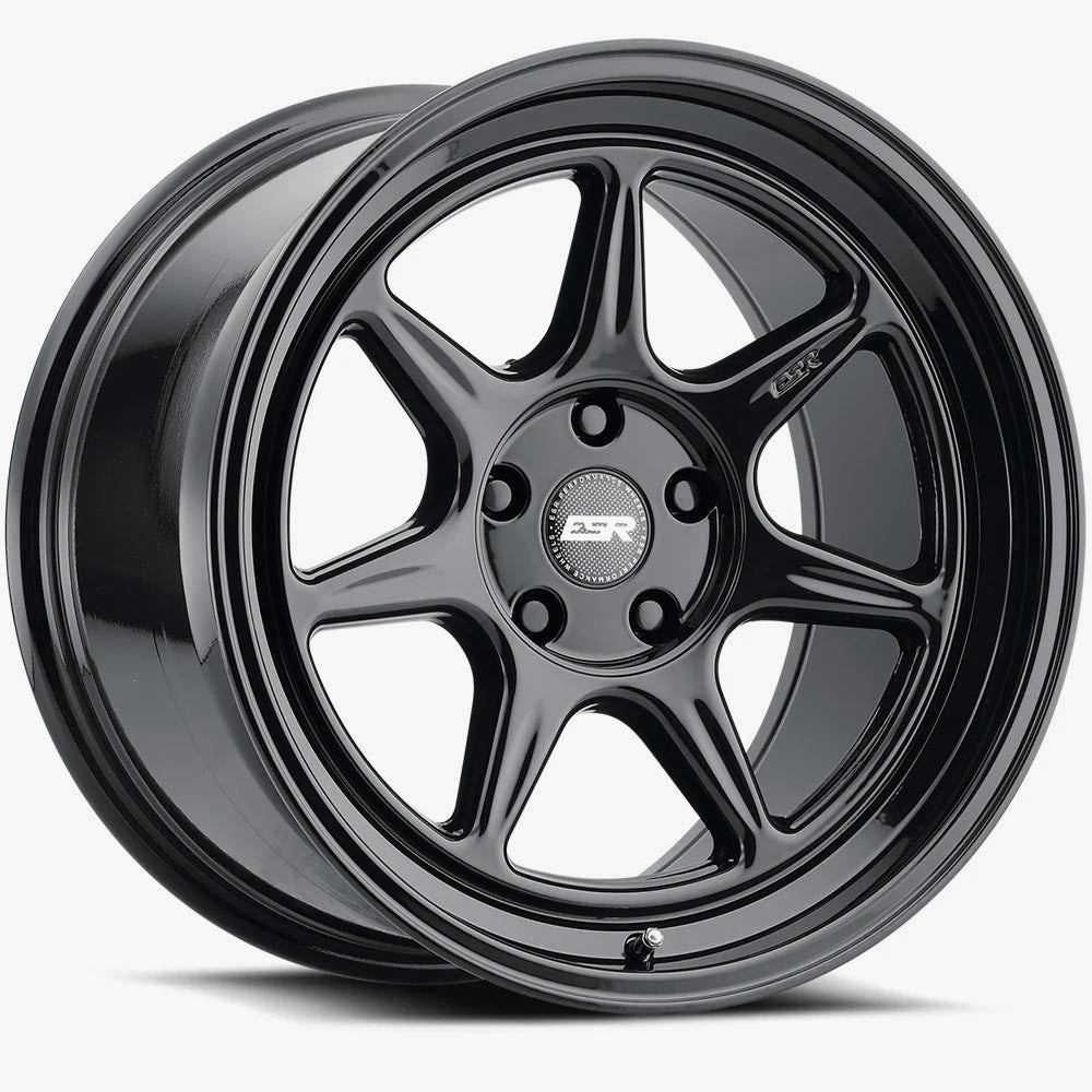 ESR CR7 Gloss Black 19x11 +25 5x120.6mm 72.6mm - Wheelwiz
