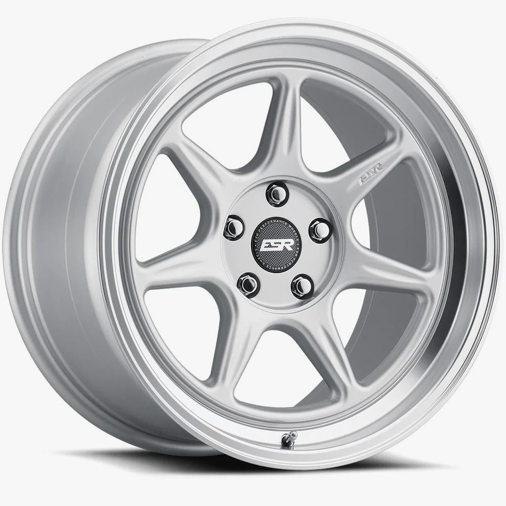 ESR CR7 Hyper Silver / Machined Lip 18x8.5 +30 5x120.6mm 72.6mm - Wheelwiz