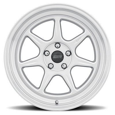 ESR Wheels CR7 Hyper Silver Machined Lip 18x8.5 +30 Custom 72.6mm - Wheelwiz