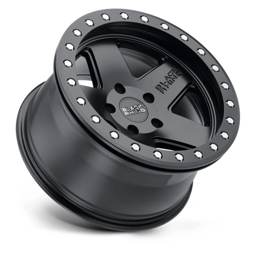 Black Rhino CRAWLER Matte Black 18x9.5 +12 6x135mm 87.1mm - Wheelwiz
