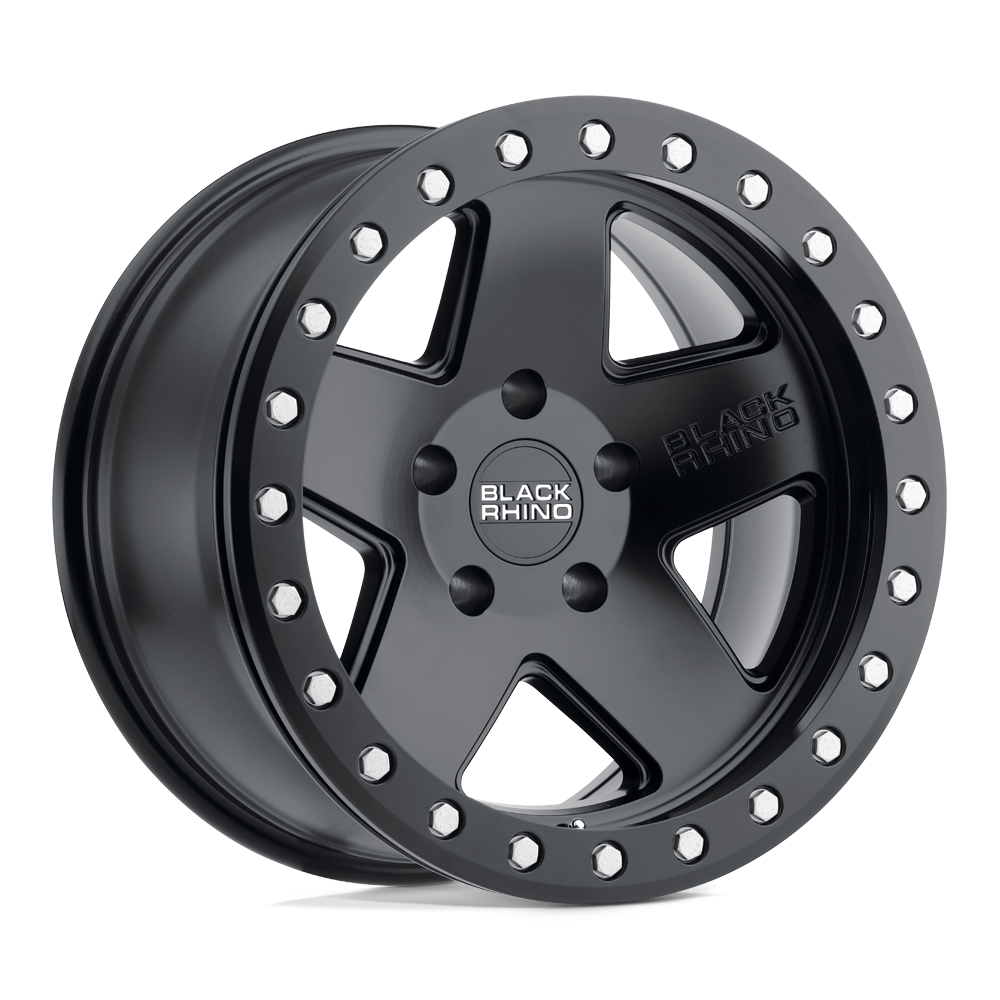 Black Rhino CRAWLER Matte Black 18x9.5 +12 6x139.7mm 112.1mm - WheelWiz