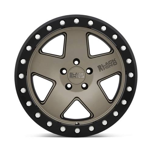 Black Rhino CRAWLER Matte Bronze W/ Black Ring 18x9.5 +12 5x150mm 110.1mm - WheelWiz