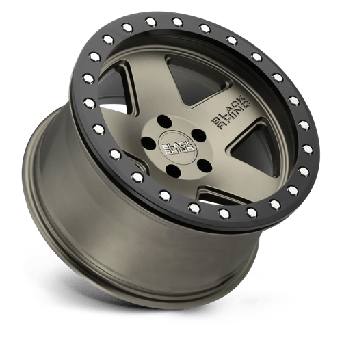 Black Rhino CRAWLER Matte Bronze W/ Black Ring 20x9.5 0 5x139.7mm 78.1mm - Wheelwiz
