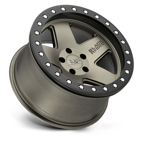 Black Rhino CRAWLER Matte Bronze W/ Black Ring 20x9.5 +12 6x139.7mm 112.1mm - WheelWiz