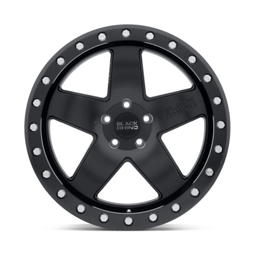 Black Rhino CRAWLER Matte Black 17x9.5 0 5x139.7mm 78.1mm - Wheelwiz