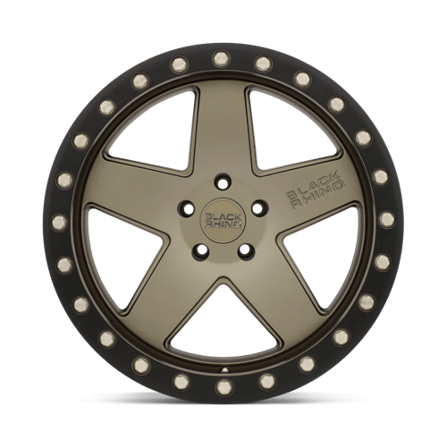 Black Rhino CRAWLER Matte Bronze W/ Black Ring 17x9.5 0 5x139.7mm 78.1mm - WheelWiz
