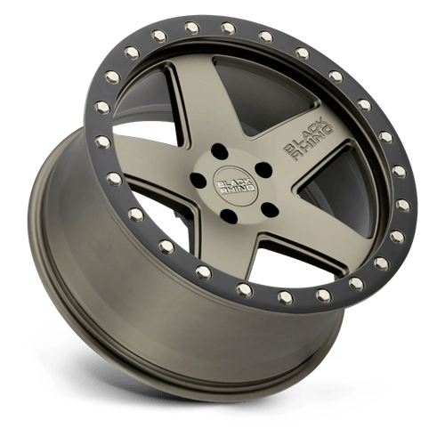 Black Rhino CRAWLER Matte Bronze W/ Black Ring 17x9.5 0 5x139.7mm 78.1mm - WheelWiz