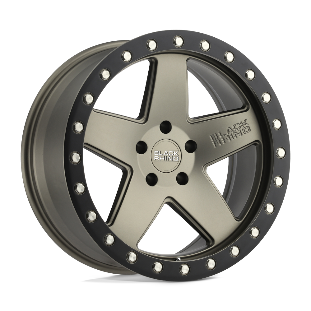 Black Rhino CRAWLER Matte Bronze W/ Black Ring 17x9.5 0 5x139.7mm 78.1mm - WheelWiz