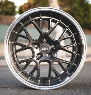 ESR Wheels CS11 Graphite/machine Lip 18x10.5 +22 5x114.3mm 72.6mm - Wheelwiz
