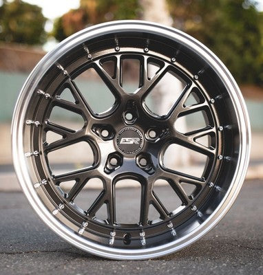 ESR Wheels CS11 Gloss Graphite Machine Lip 19x10.5 +22 5x120mm 72.6mm - Wheelwiz