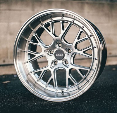 ESR Wheels CS11 HYPER SILVER MACHINE LIP 19x9.5 +35 5x114.3mm 72.6mm - Wheelwiz