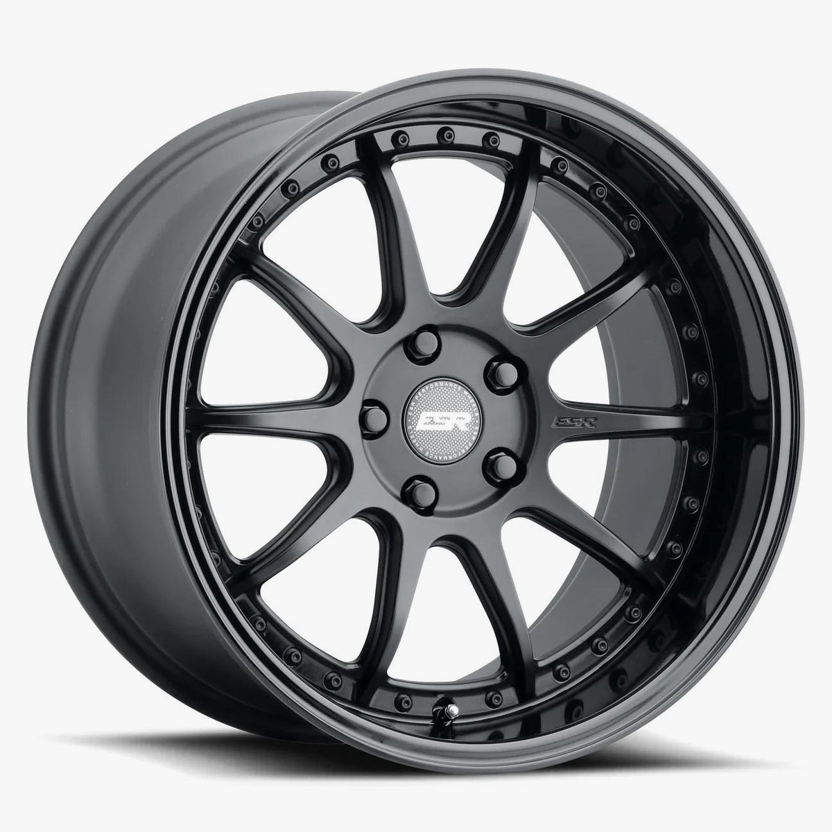 ESR CS12 Matte Black / Gloss Black 18x9.5 +22 5x112mm 72.6mm - Wheelwiz