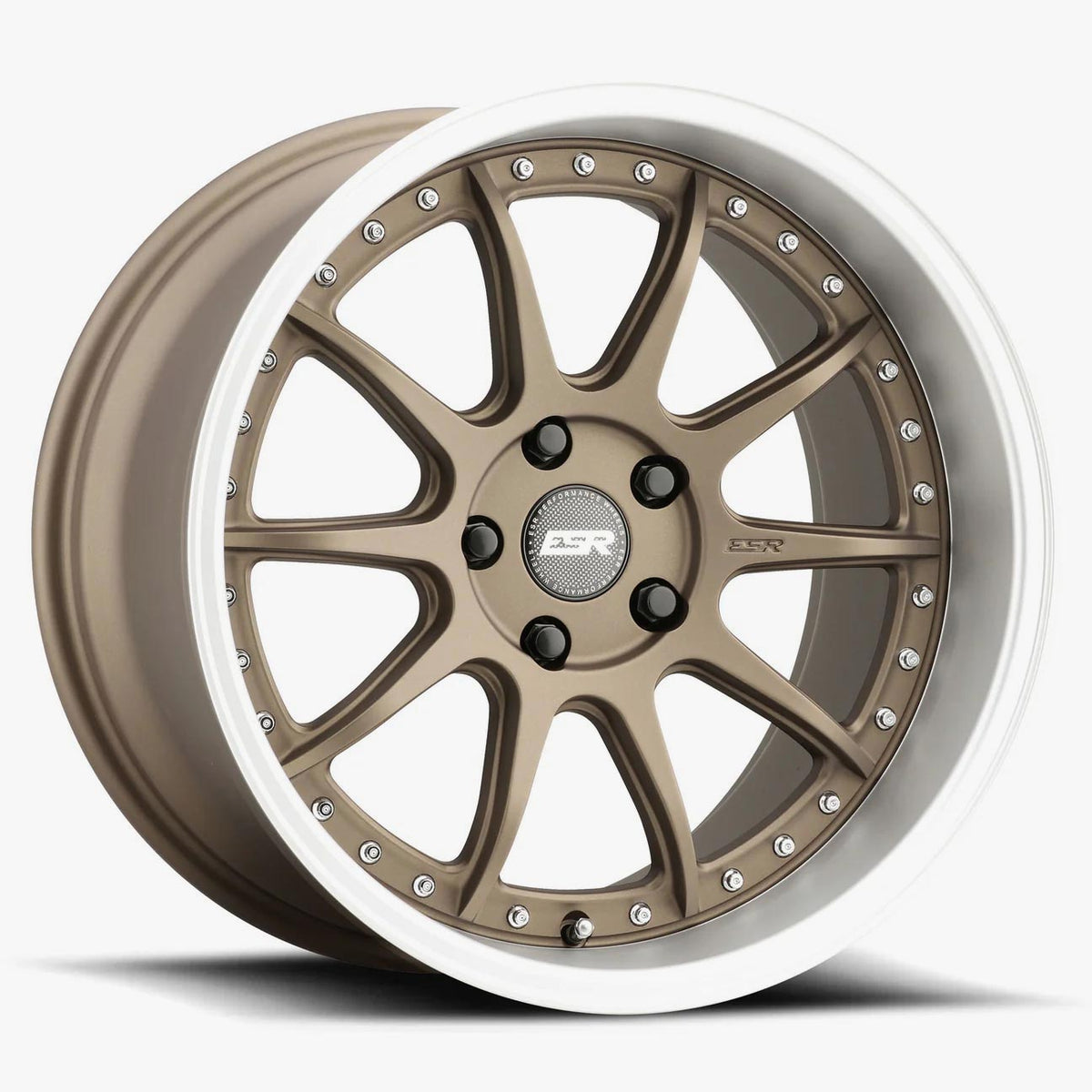 ESR CS12 Matte Bronze / Machined Lip 18x8.5 +30 5x114.3mm 72.6mm - Wheelwiz