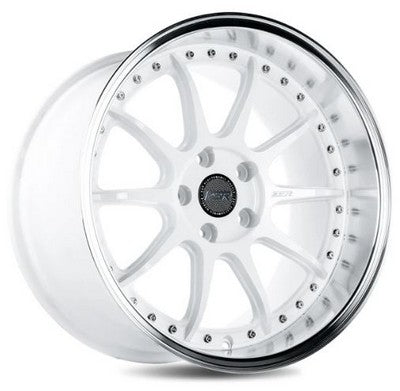 ESR Wheels CS12 GLOSS WHITE MACHINE LIP 19x10.5 +22 5x114.3mm 72.6mm - Wheelwiz