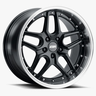 ESR Wheels CS15.2 GLOSS BLACK MACHINE LIP 18x9.5 +35 5x114.3mm 72.6mm