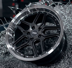 ESR Wheels CS15 GLOSS GRAPHITE MACHINE LIP 18x10.5 +22 5x120mm 72.6mm - Wheelwiz