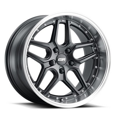 ESR Wheels CS15 GLOSS GRAPHITE MACHINE LIP 18x10.5 +22 5x120mm 72.6mm - Wheelwiz