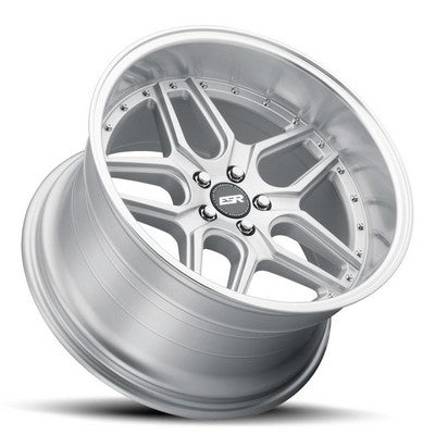 ESR Wheels CS15 HYPER SILVER MACHINE LIP 19x8.5 +30 5x114.3mm 72.6mm - Wheelwiz