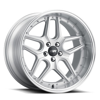 ESR Wheels CS15.2 HYPER SILVER MACHINE LIP 19x9.5 +35 5x114.3mm 72.6mm